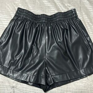 Entro Leather Shorts